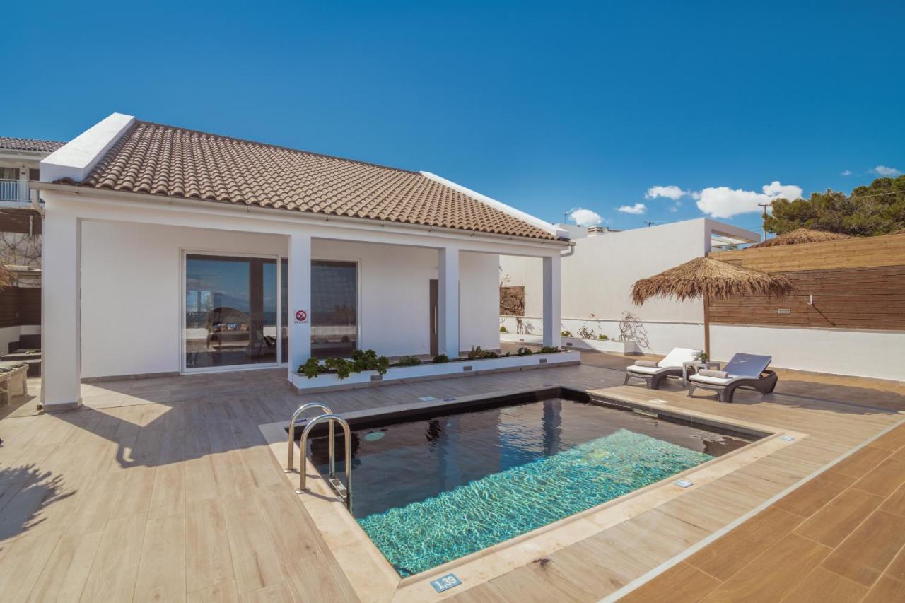Luxury Cavo Mare Thalassa With Private Pool & Jacuzzi Plános